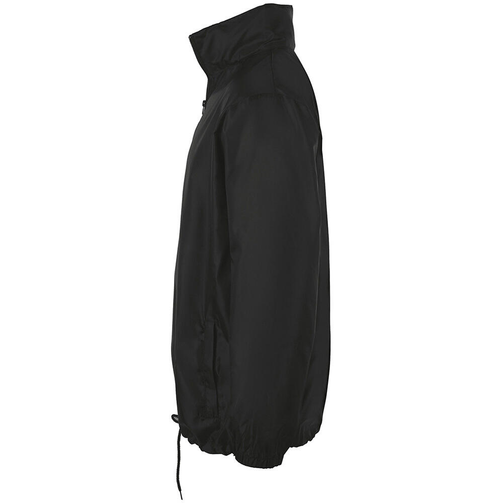 Giacca Idrorepellente Unisex SOLS Nero 3/4