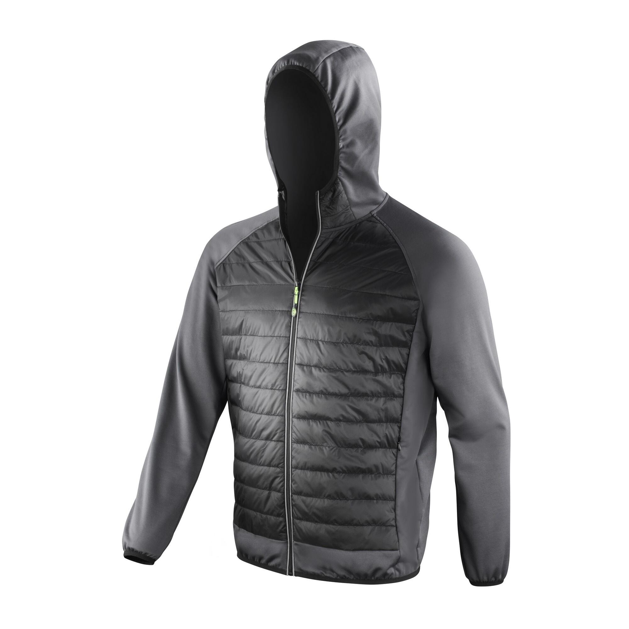 SPIRO Mens Zero Gravity Showerproof Quick Dry Jacket (Black/Charcoal)