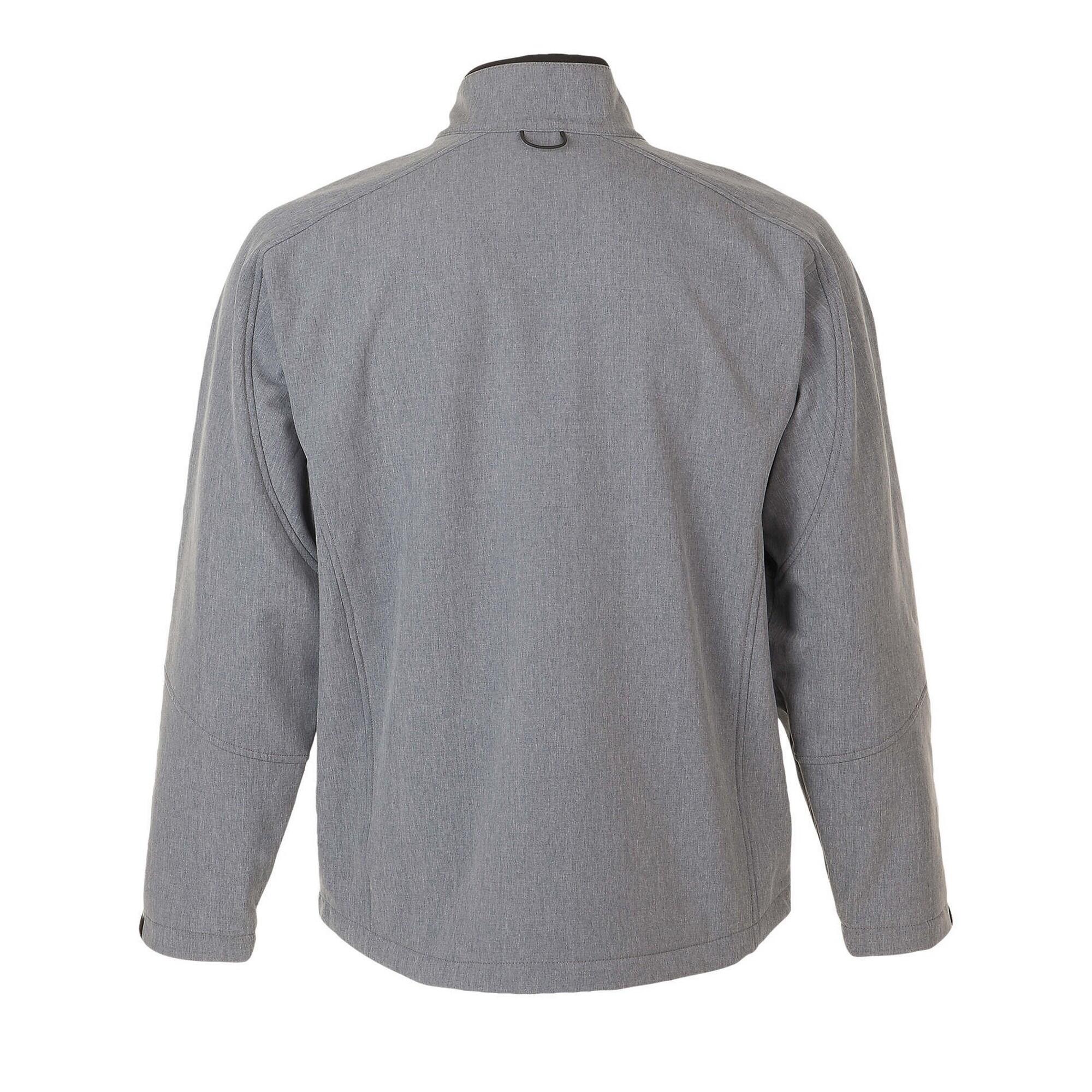Giacca Softshell Uomo SOLS Relax Grigio Screziato 2/4