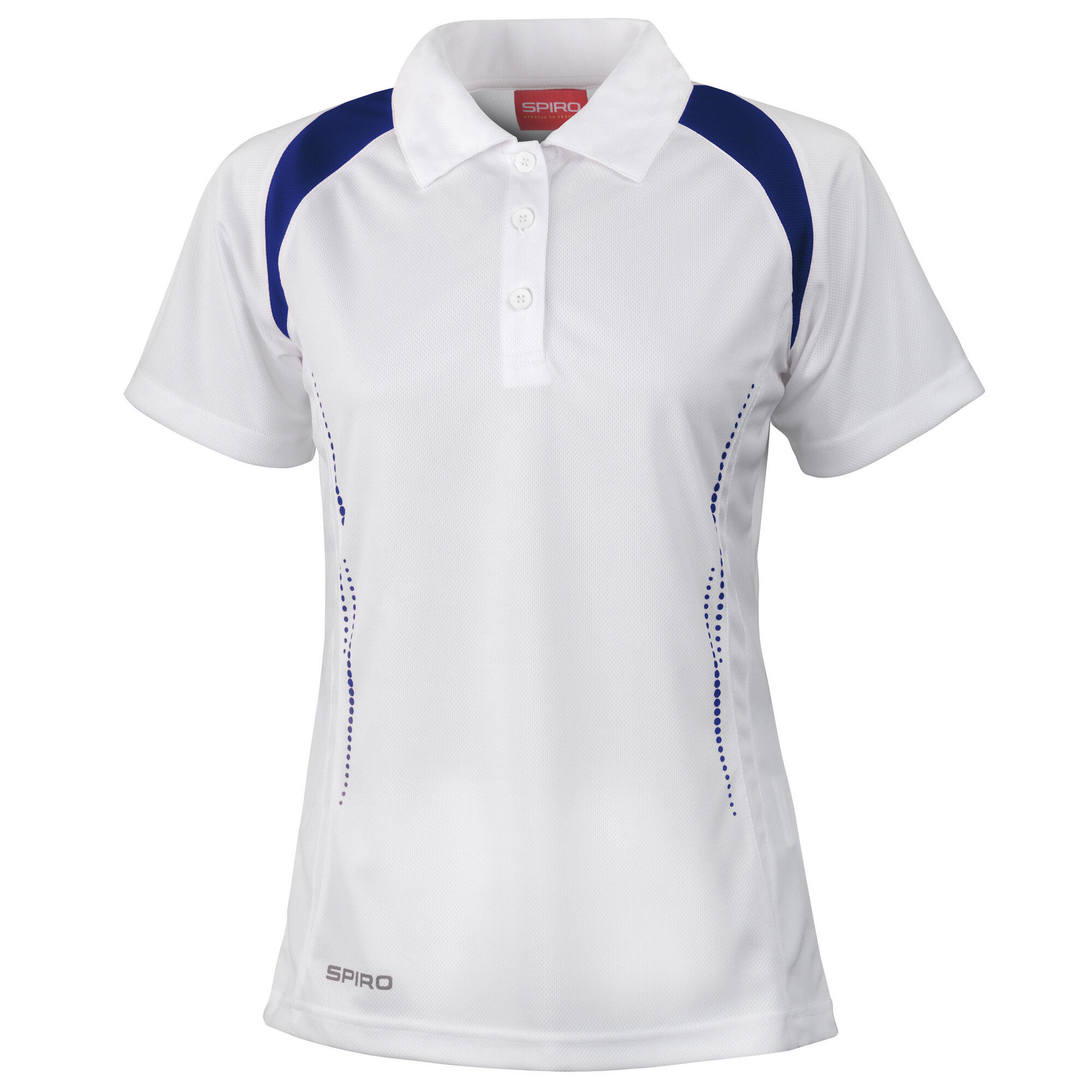 white / navy blue