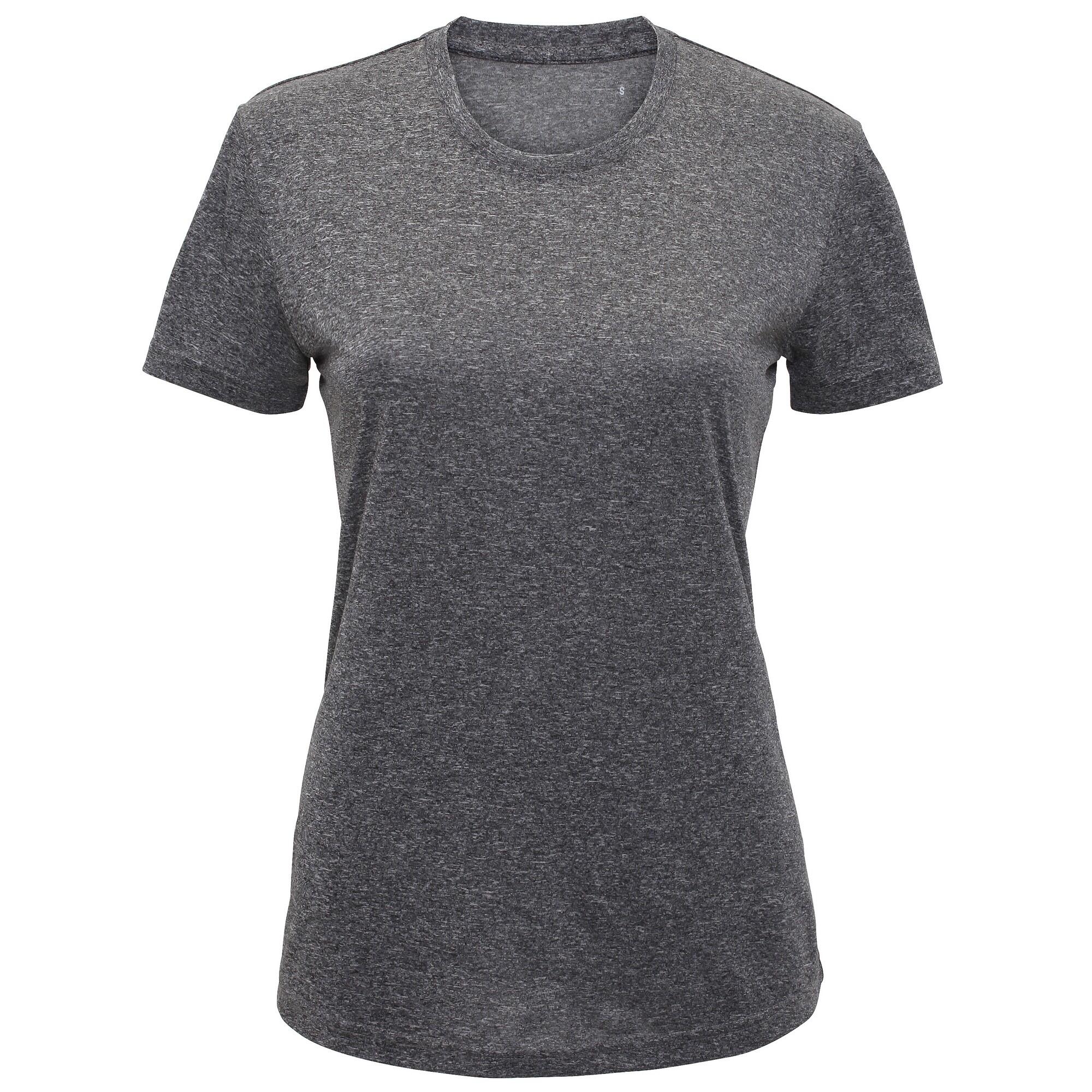 Women's Tri Dri TShirt (Black heathered)