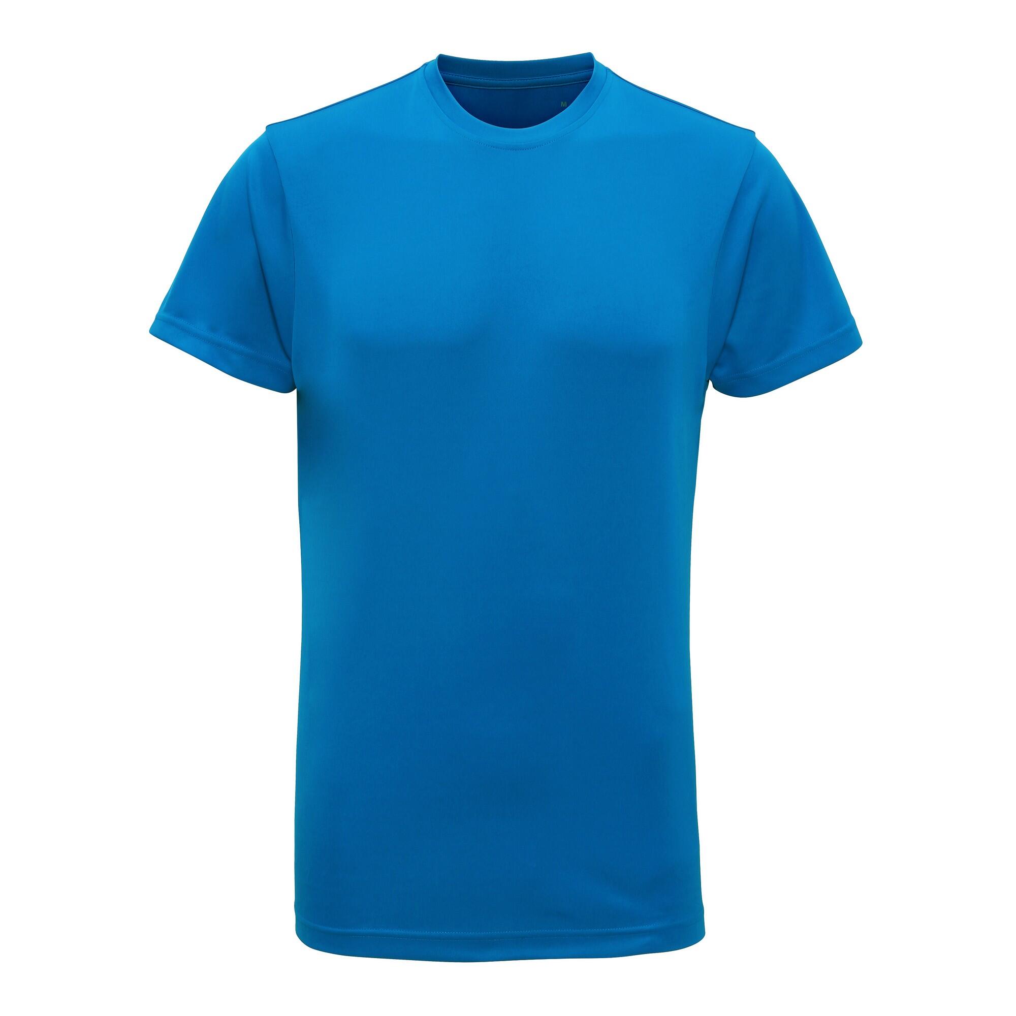 Tri Dri Men's short-sleeved fitness shirt (Sapphire)