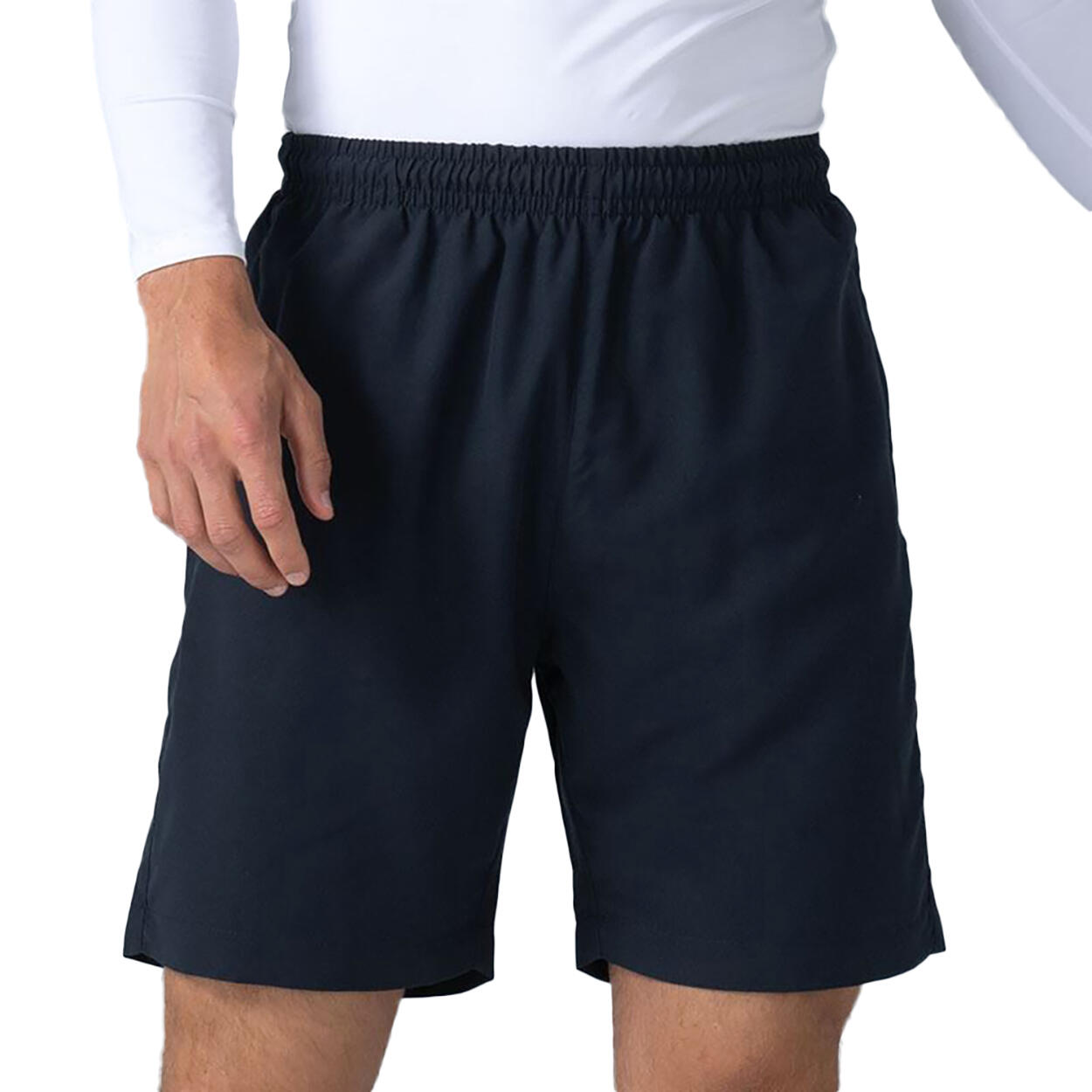 Pantaloncini Sportivi In Microfibra Donna Finden & Hales Blu Navy 2/3