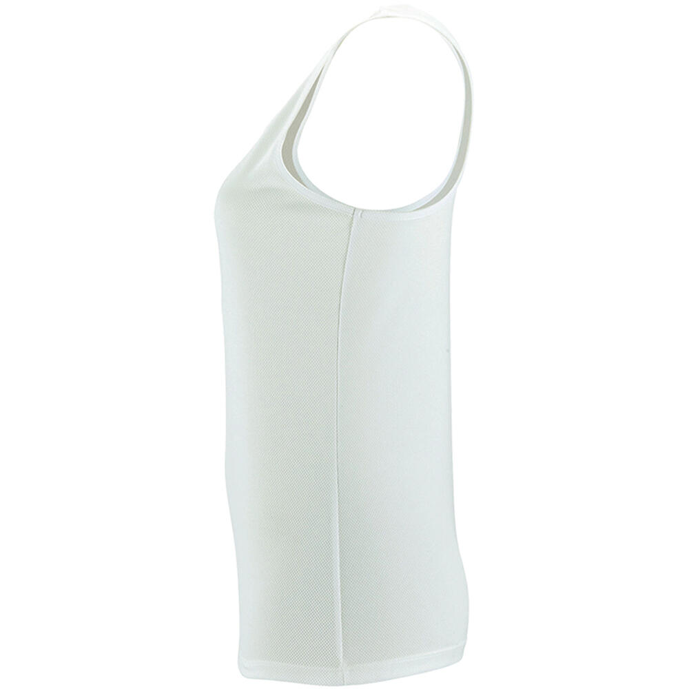 Débardeur PERFORMANCE Femme (Blanc) 3/4