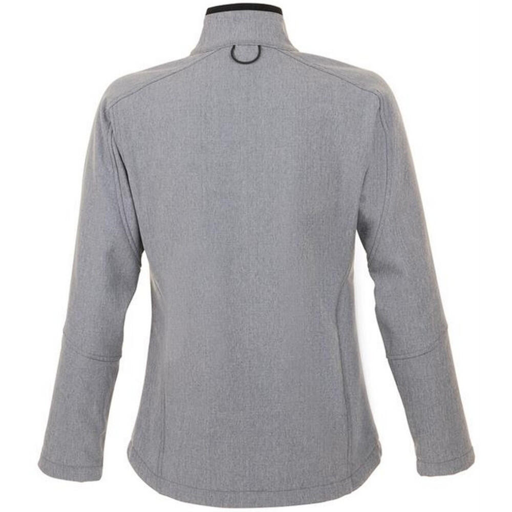 Giacca Softshell Donna SOLS Roxy Grigio Screziato 4/7