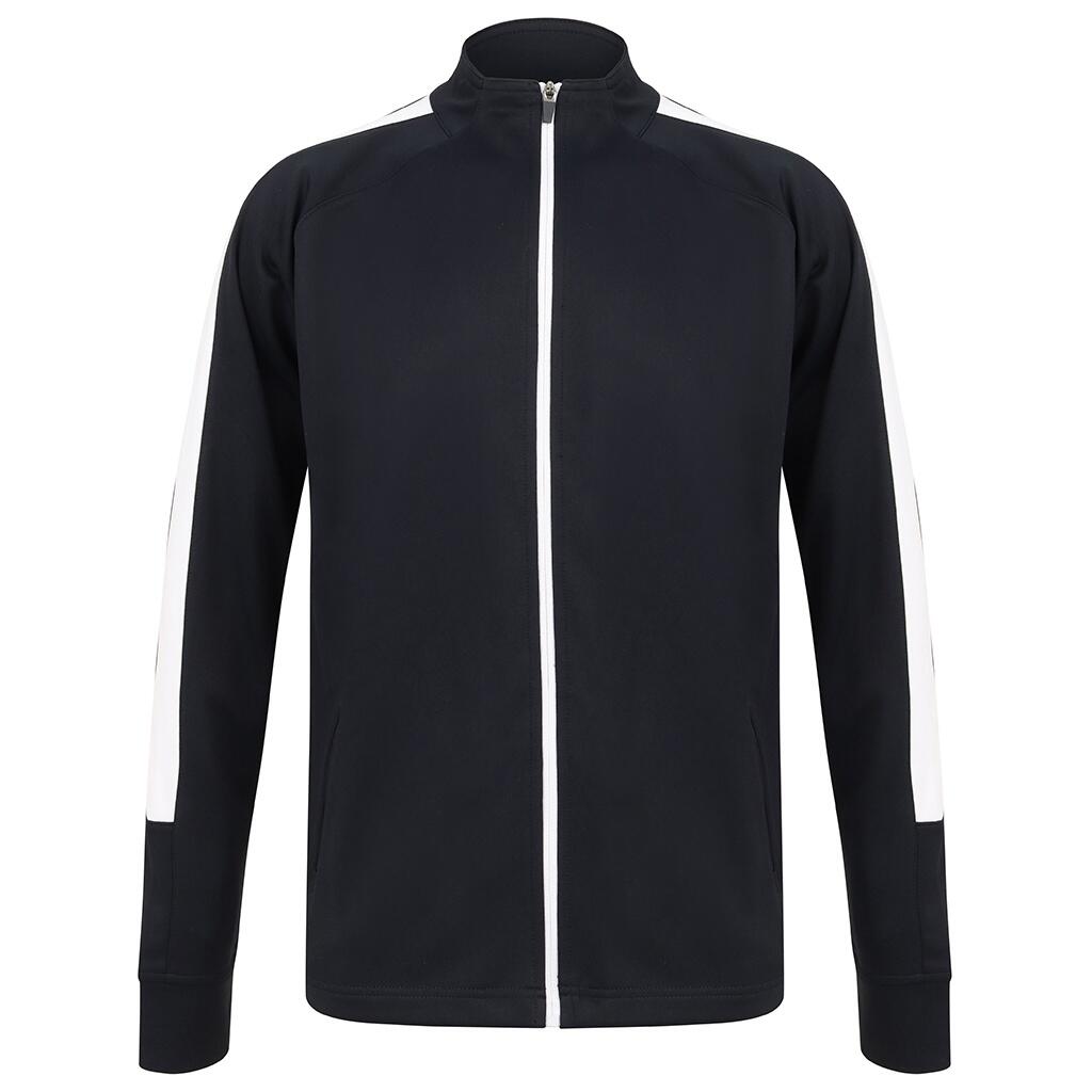 FINDEN & HALES Womens/Ladies Track Top (Navy/White)