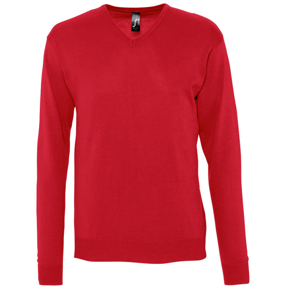 SOL'S Mens Galaxy V Neck Sweater (Red)