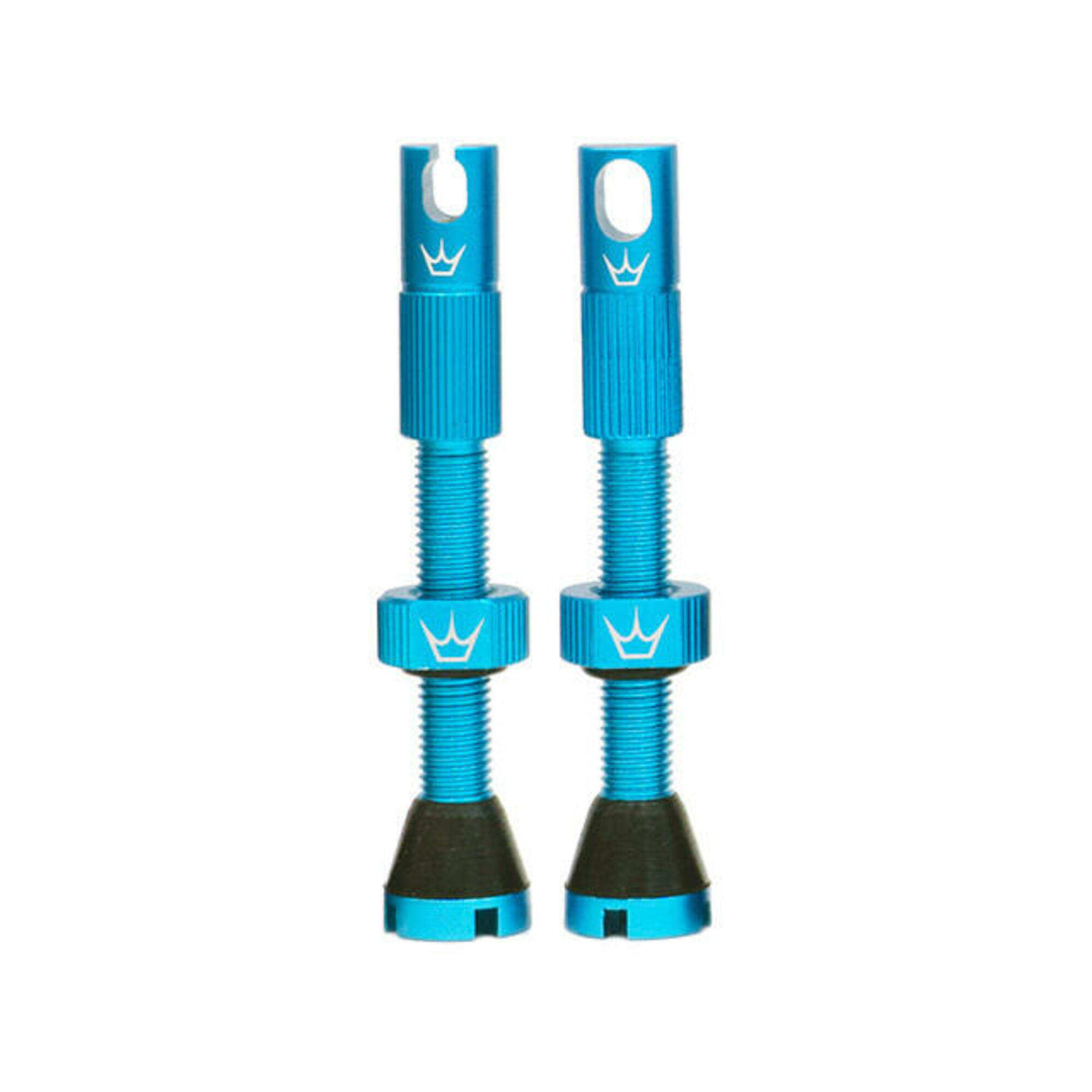 Peatys x Chris King (MK2) Tubeless Valves - 80mm / Turquoise 4/5