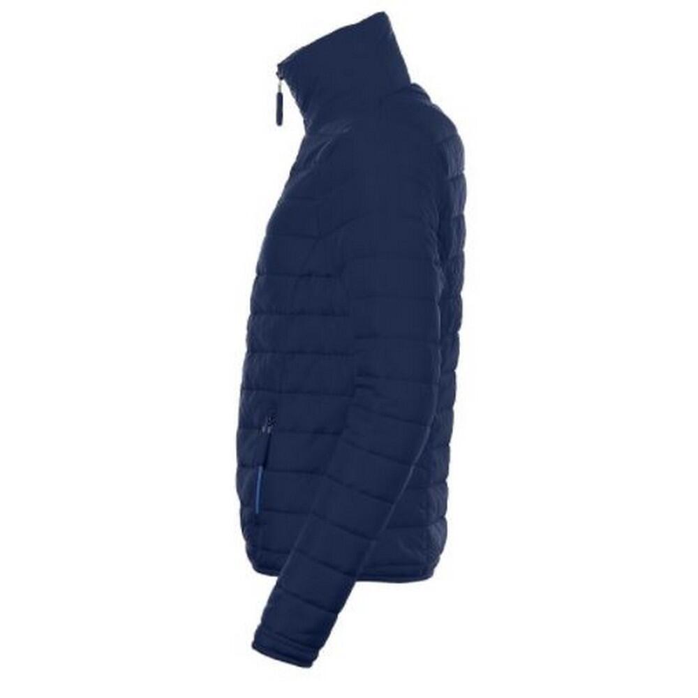 Womens/Ladies Ride Padded Water Repellent Jacket (Navy) 3/4
