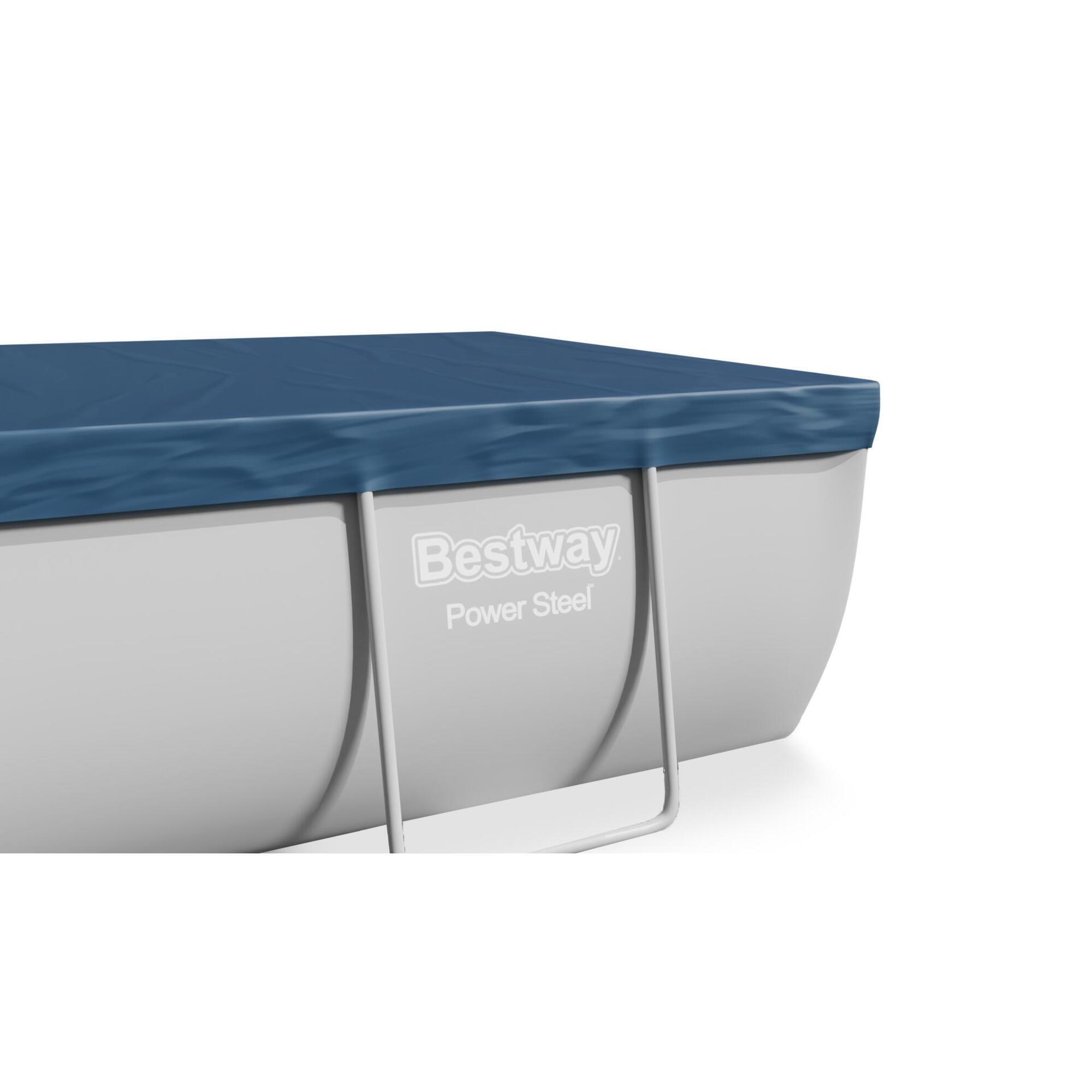 Piscine nuoto Bestway Power Steel, Grigia 3/7
