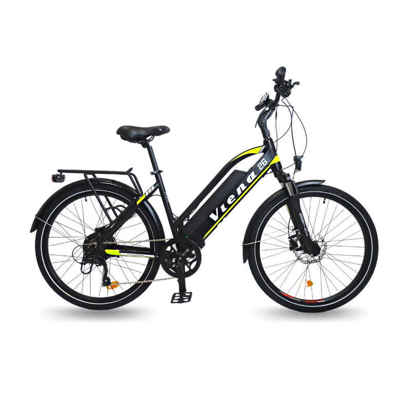 Urbanbiker Viena Trekking E-Bike 26 Zoll Gelb