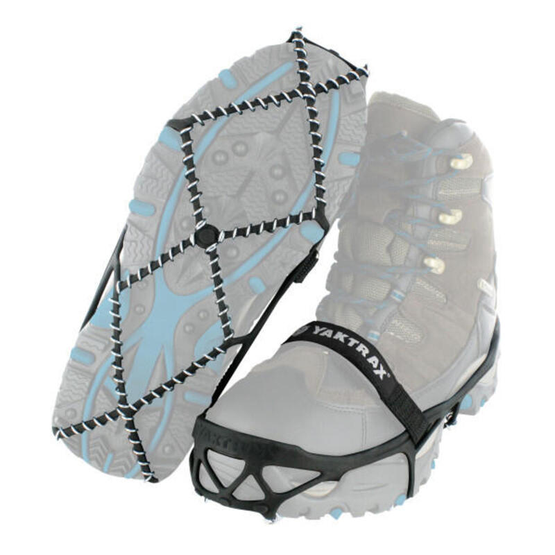 YakTrax PRO Black - Ramponi a trazione su tutte le superfici, Nero - XL (46 +)