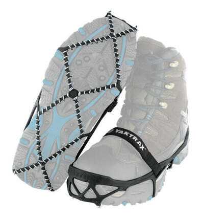 Yaktrax Pro – Crampons antidérapants pour marche, jogging et randonnée sur neige