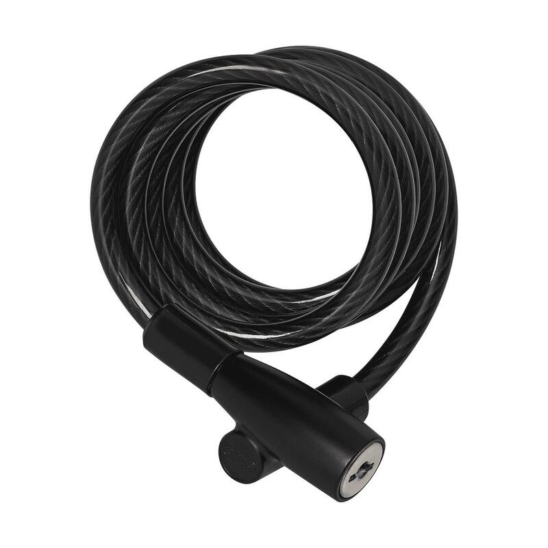 Cerradura de cable en espiral 3506K/180 - Negro