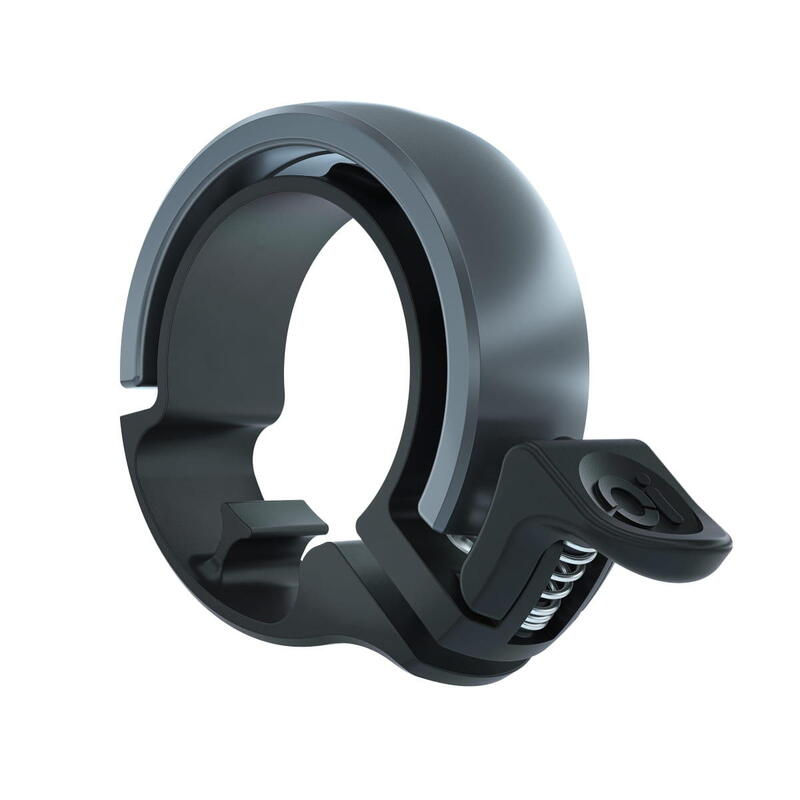Oi Classic fietsbel - Zwart/Grijs - Groot, 23.8 - 31.8mm