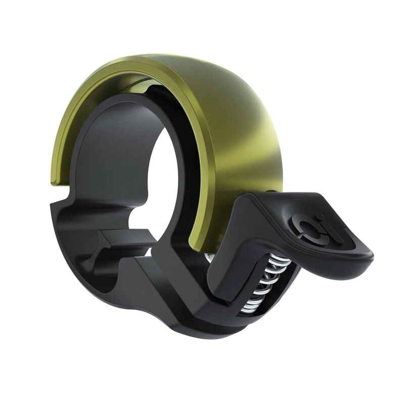 Oi Classic Fahrradklingel - Schwarz/Olive - Small, 22.2mm