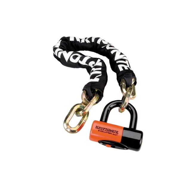 Kryptonite New York Chain (12 mm/100 cm) - with Ev Series 4 Disc Lock 14mm 2/5