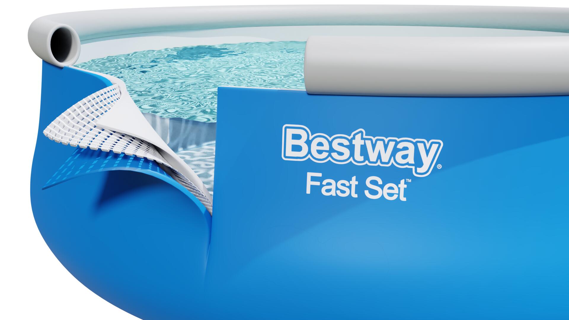 Bestway 12ft x 30 Inch Fast Set Pool 57273 3/5