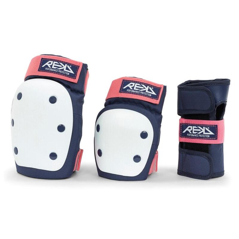 Set di protezioni per ginocchia / gomiti / polsi rosa-XS