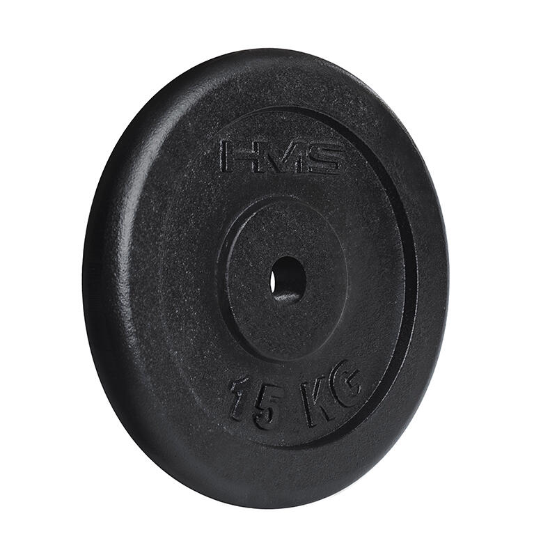 Černý litinový kotouč HMS 15 kg 2/7