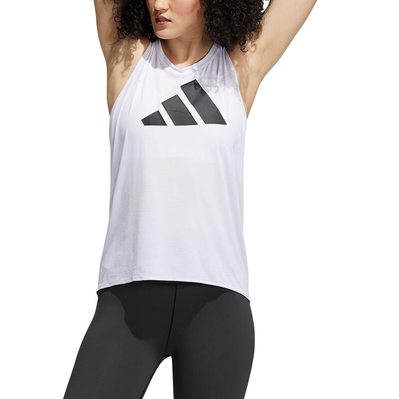 T-Shirt sem alças mulher adidas  3-Stripes Logo