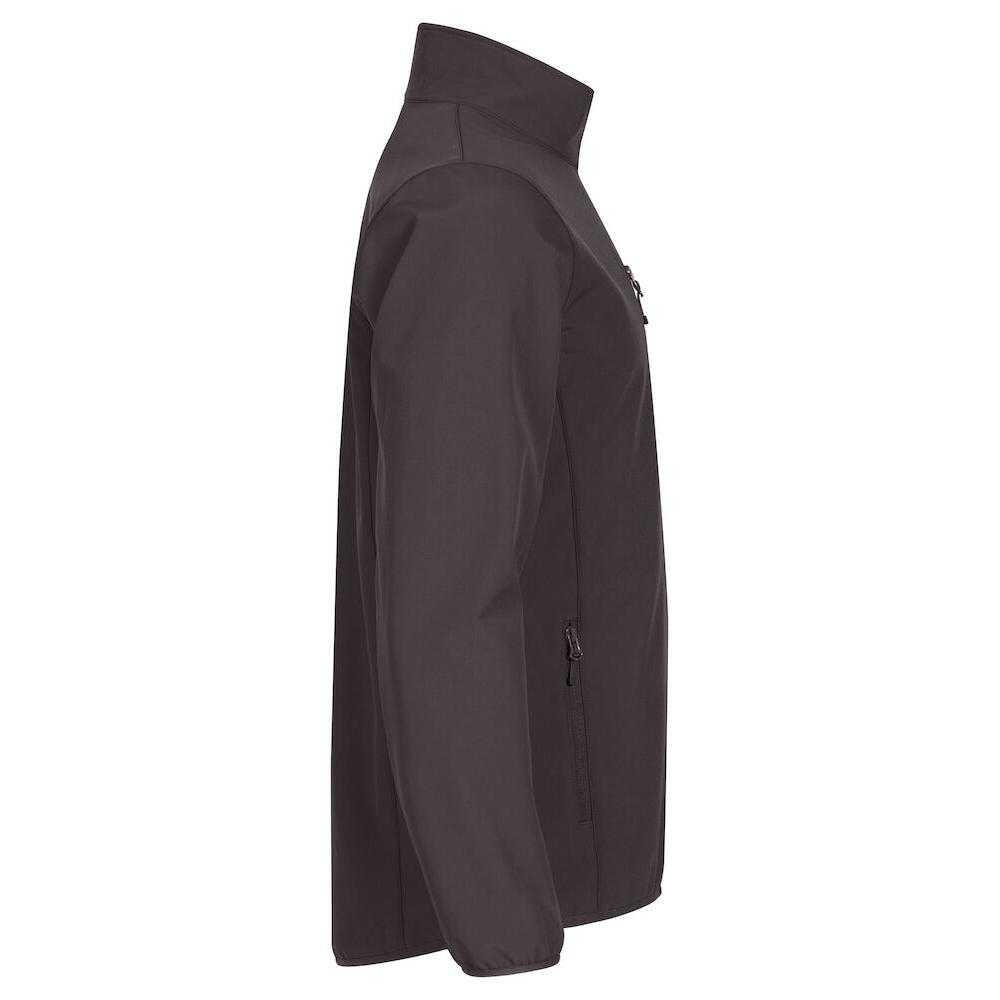 "Classic" Softshelljacke für Herren Dunkelgrau 4/4