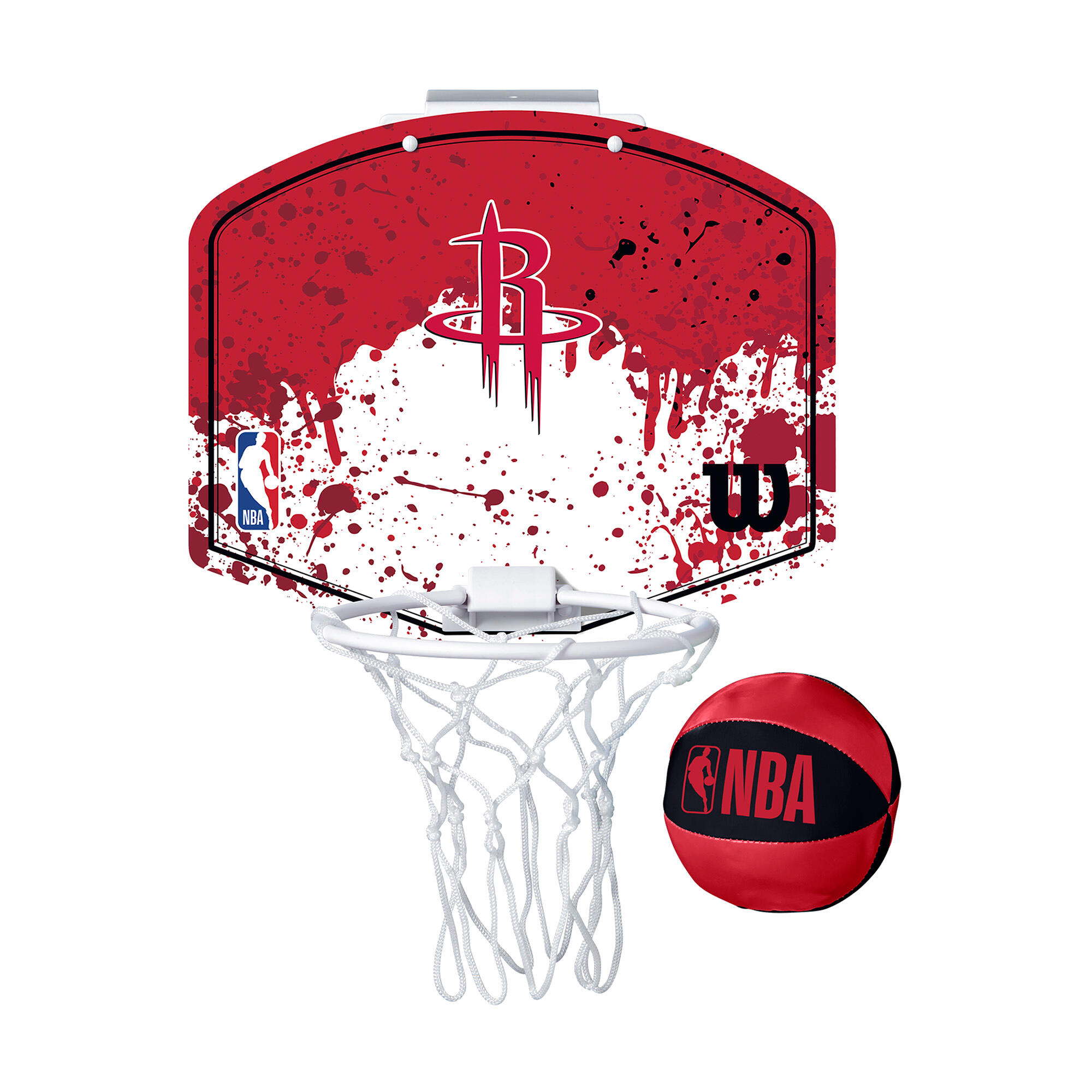 Ensemble De Mini Panier De Basket HOUSTON ROCKETS Adulte (Rouge) Taille unique 2/2