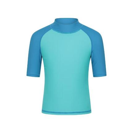 Mountain Warehouse Rash Vest Enfant SPF50+ Traitement Coutures Flatlock Natation
