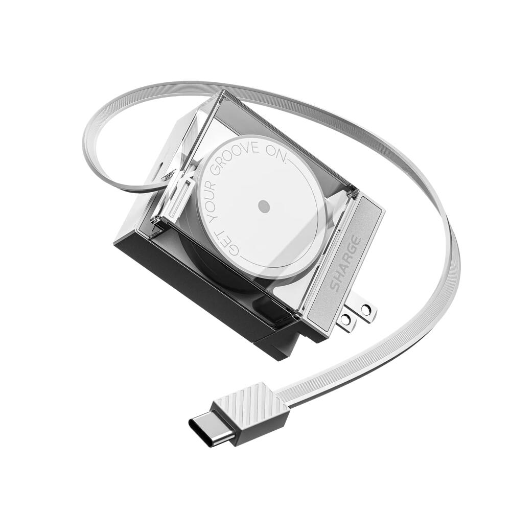 Retractable Caricatore USB-C 65W Ricarica Rapida con Cavo 3/6