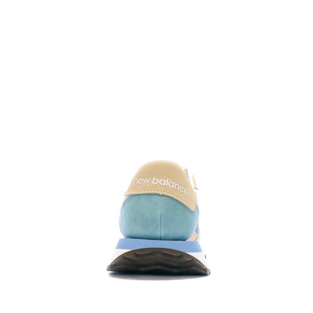 WS237 Baskets Beige/Bleu Femme New Balance 3/7