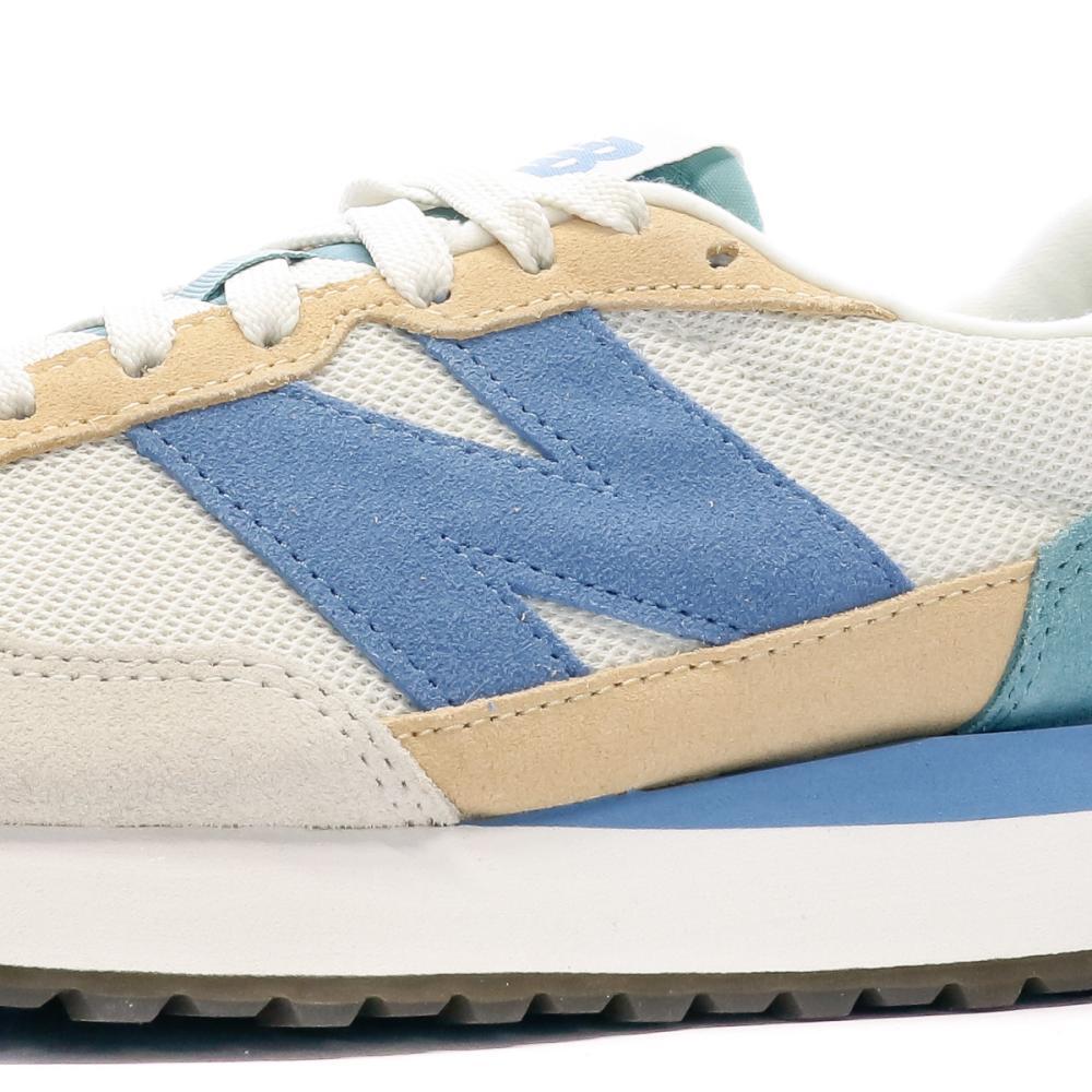 WS237 Baskets Beige/Bleu Femme New Balance 7/7