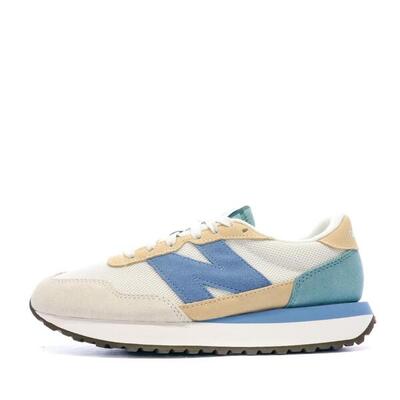 New Balance WS237 Beige/Blu Donna - Sneakers Casual