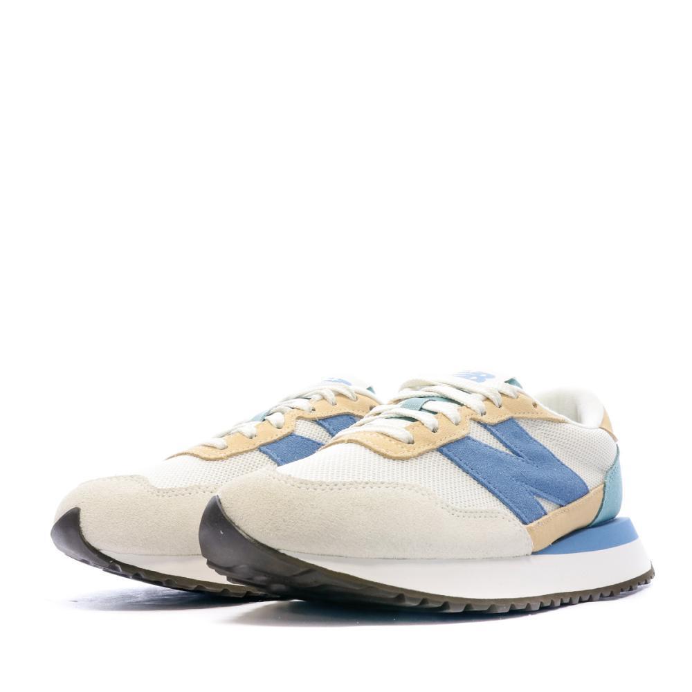 WS237 Baskets Beige/Bleu Femme New Balance 6/7