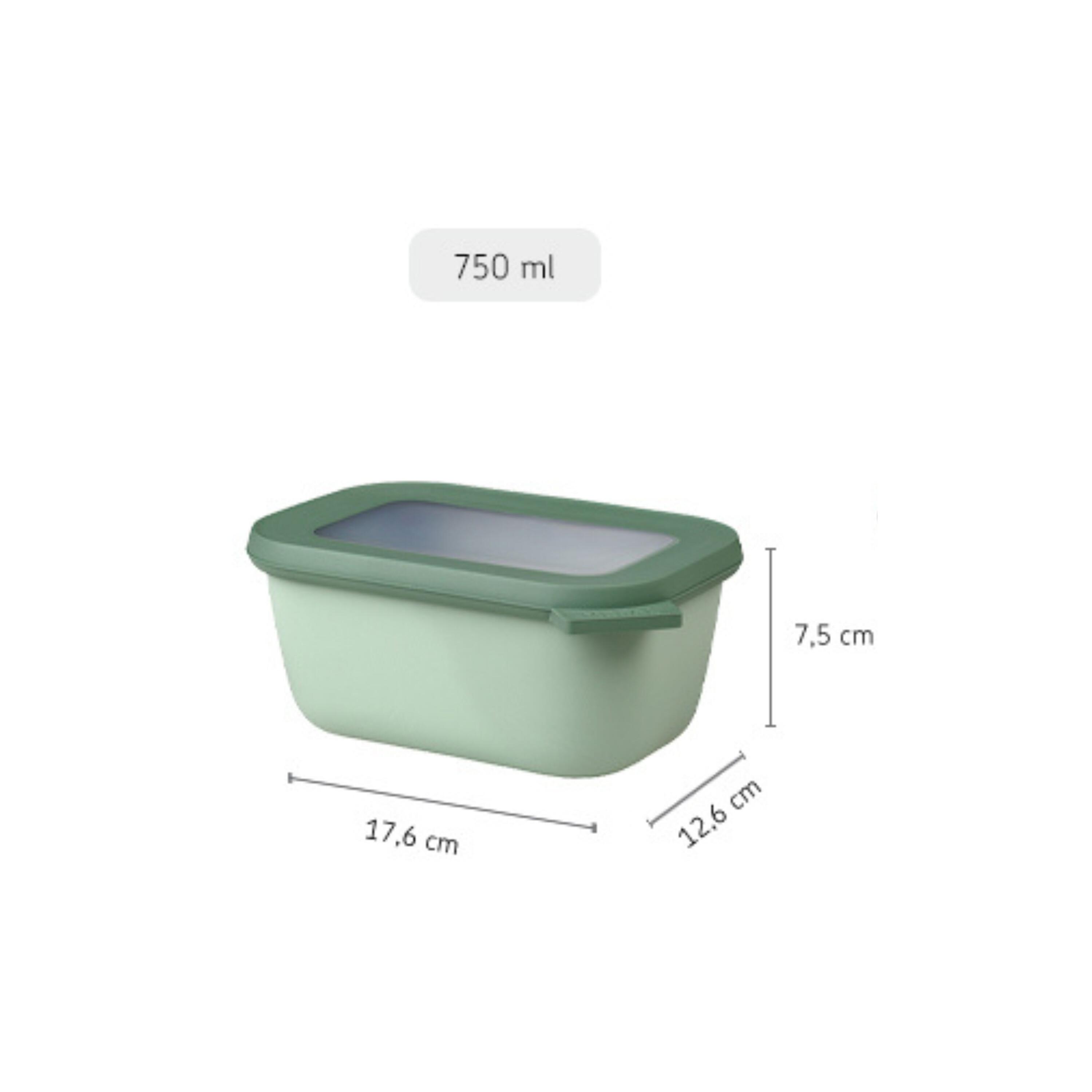 Mepal Cirqula Mikrowellengeschir set 3x 750 ml - Nordic sage 5/6
