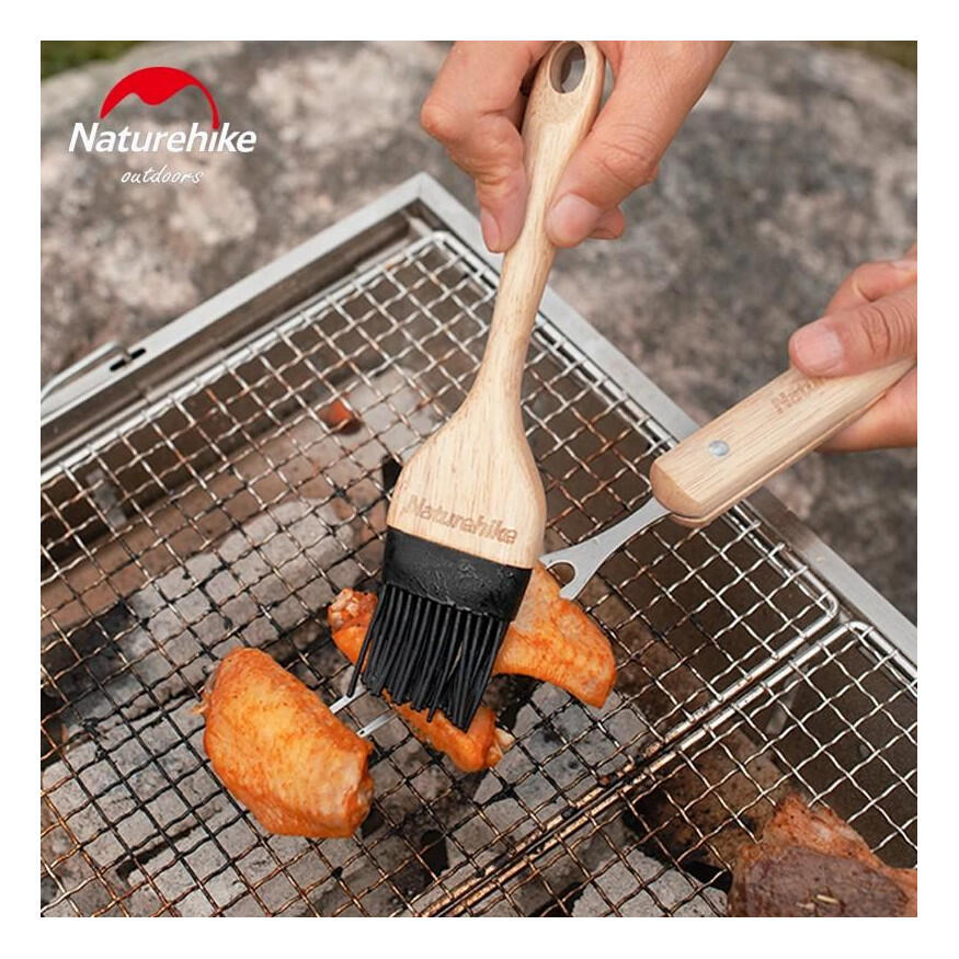 Naturehike Barbecue tool set - Stainless steel & wood 6/6