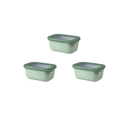 Mepal Cirqula Mikrowellengeschir set 3x 750 ml - Nordic sage