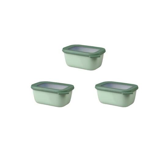 Mepal Cirqula Mikrowellengeschir set 3x 750 ml - Nordic sage