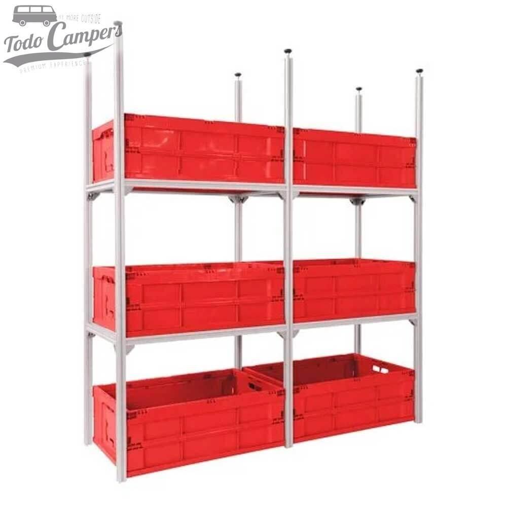 Set de 3 cajas plegables Fiamma Garage Box 3/4