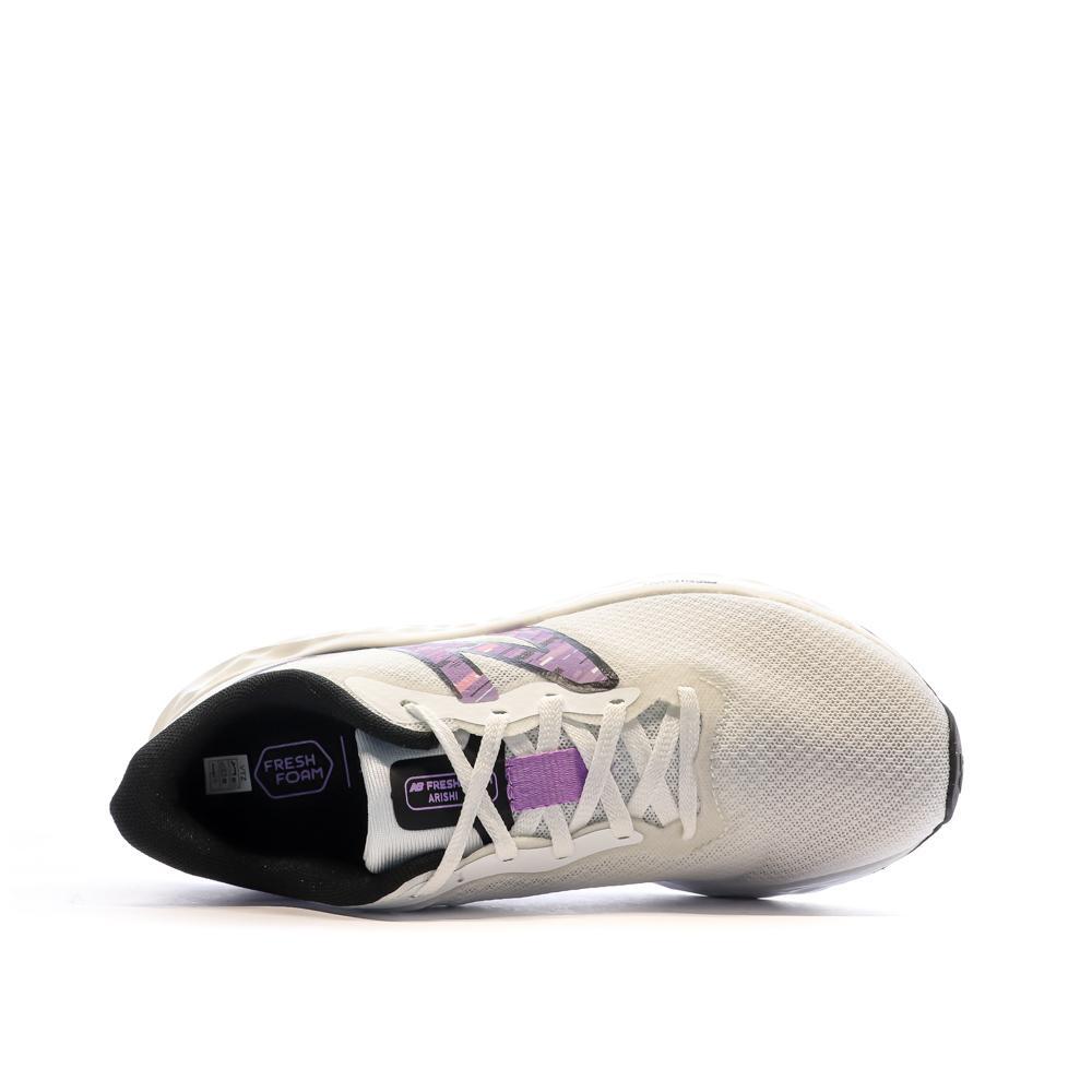 New Balance Fresh Foam Arishi Dames Hardloopschoenen Wit/Paars 4/7