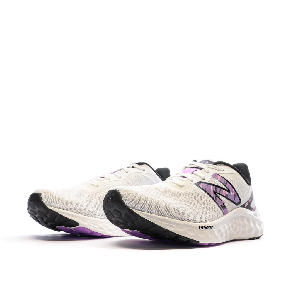 New Balance Fresh Foam Arishi Dames Hardloopschoenen Wit/Paars 6/7