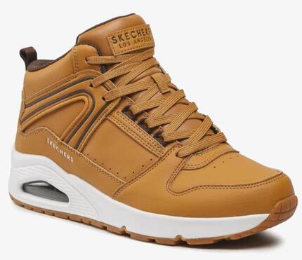 Buty sneakers Męskie SKECHERS UNO - KEEP CLOSE Brązowe 45