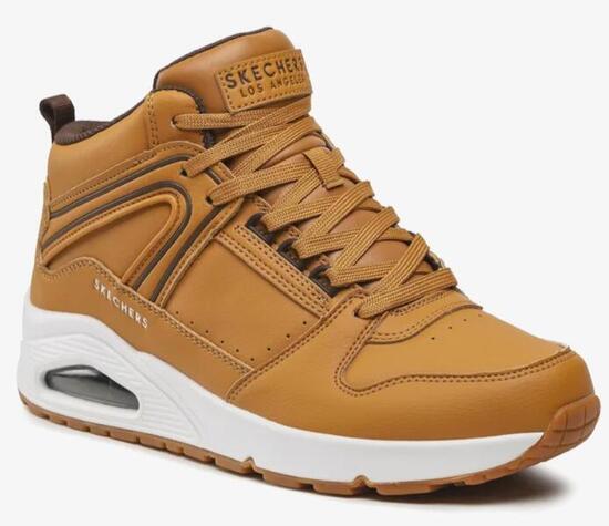 Buty sneakers Męskie SKECHERS UNO - KEEP CLOSE Brązowe 45