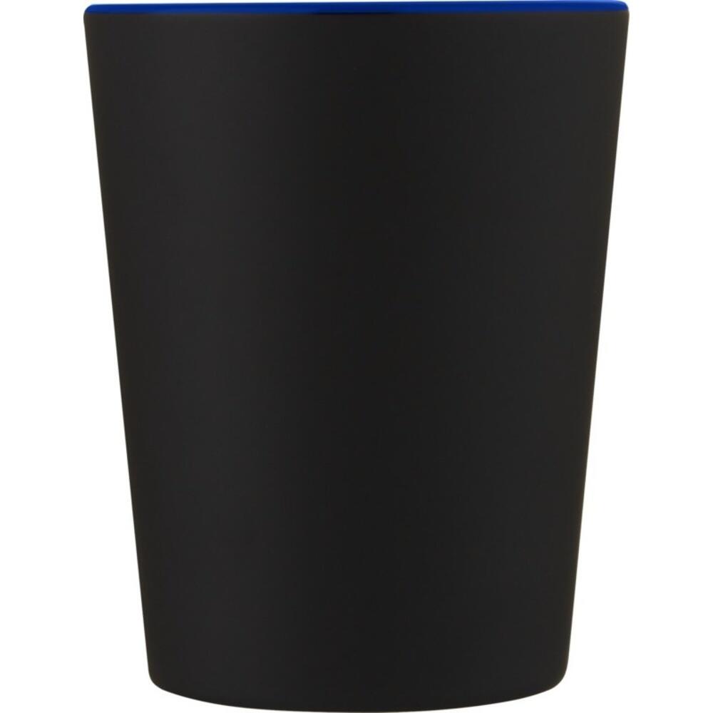 Ceramic 360ml Tazza Bullet Oli Nero Tinta Unita Blu 3/3