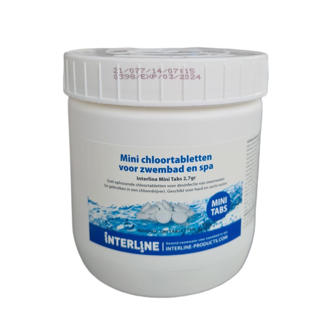 Interline Chloortabletten Mini Tabs 2,7 g 180 stuks 2/7