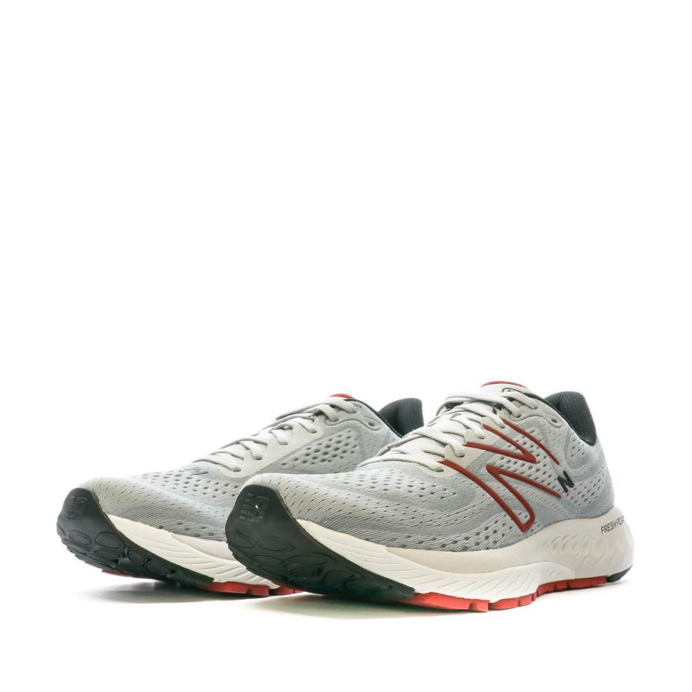 New Balance 880 Herren Laufschuhe Grau/Rot 6/7