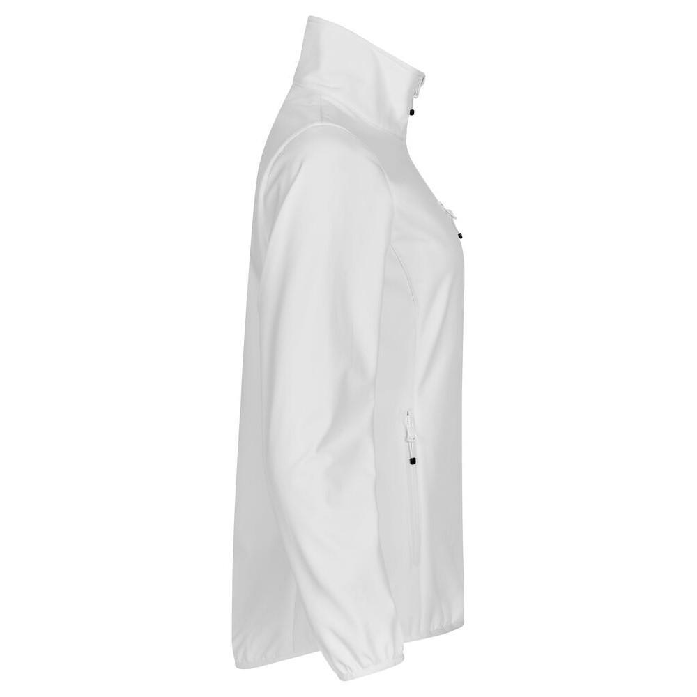 Veste Softshell CLASSIC Femme (Blanc) 3/4