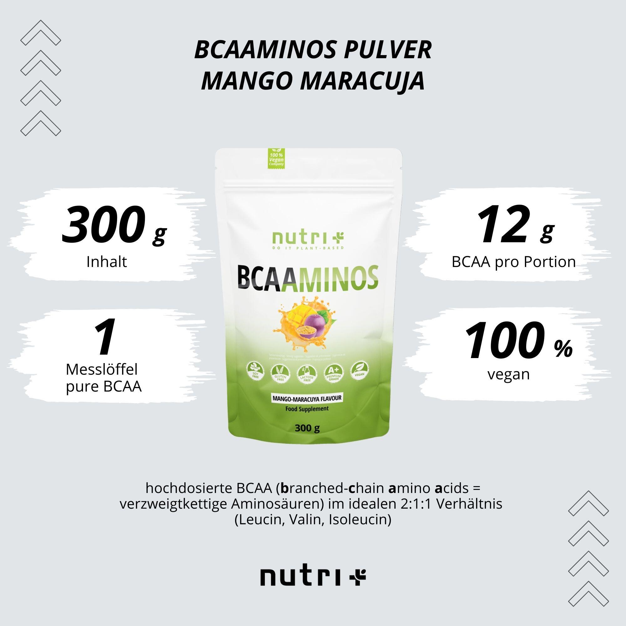 BCAAminos Pulver Mango-Maracuja - 300g 3/5