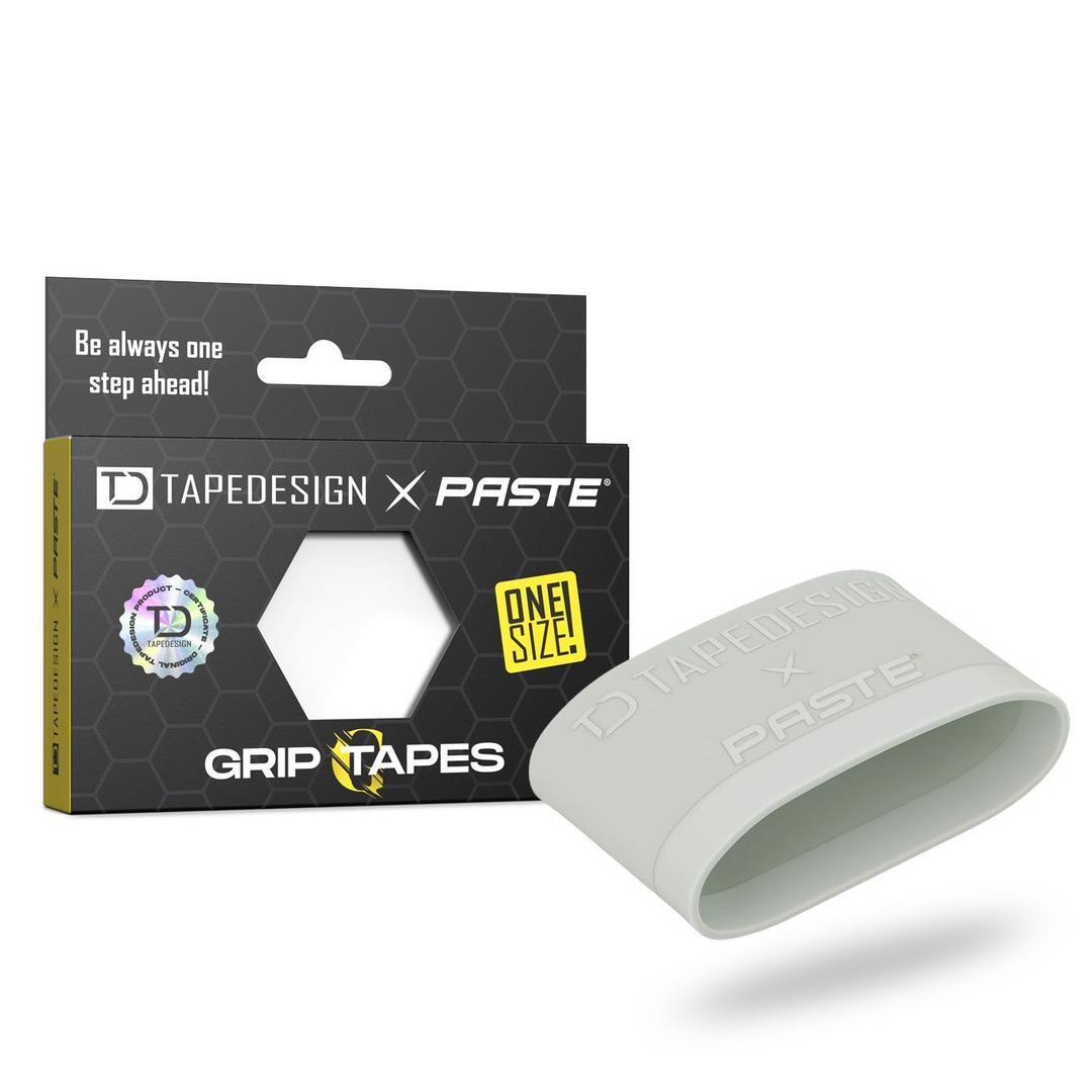 Tapedesign X Paste® Porte-tibias Grip Tapes - Gris 1/1