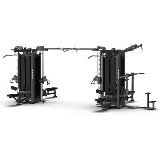 Pro Series Fitness Tech 8-positie multistation met katrollen en pull-ups