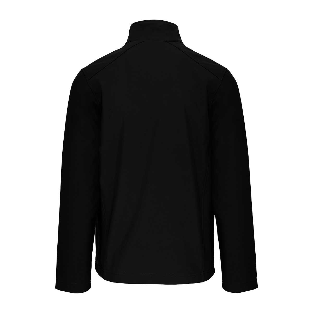 Mens Soft Shell Jacket (Black) 2/2
